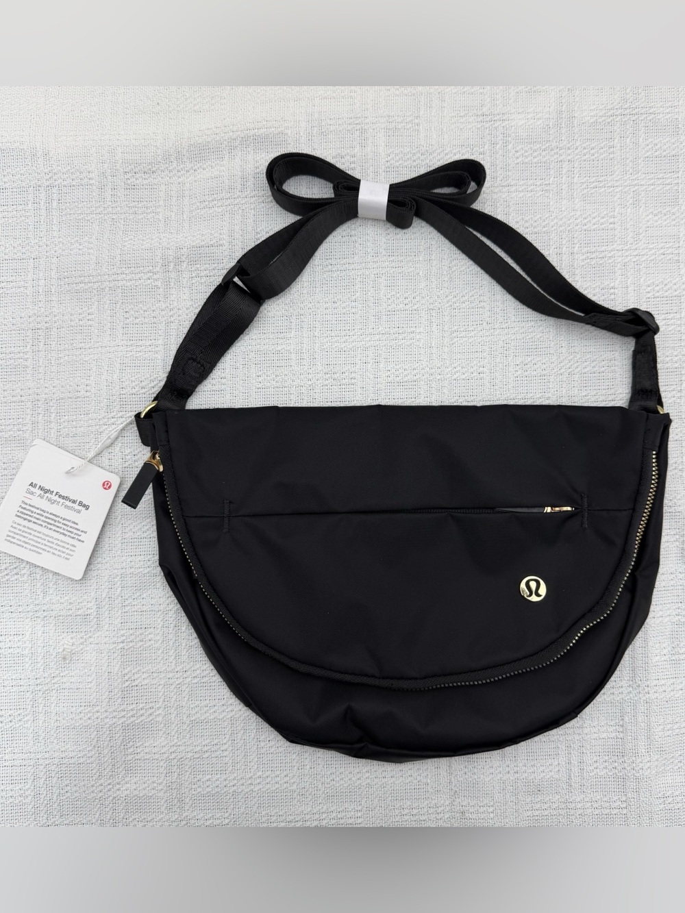 Lululemon Festival Bag 5L • Black/Gold • New